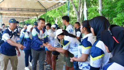 Pekik Jabar Hattrick Menggelegar di Venue Cabor Dayung PON 2024