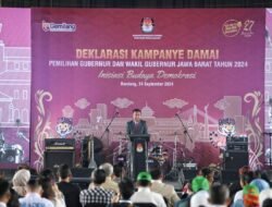 Deklarasi Kampanye Damai Pilgub Jabar 2024, Ini Pesan Bey Machmudin