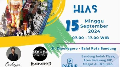 Pawai Kendaraan Hias Meriahkan Hari Jadi Ke-214 Kota Bandung