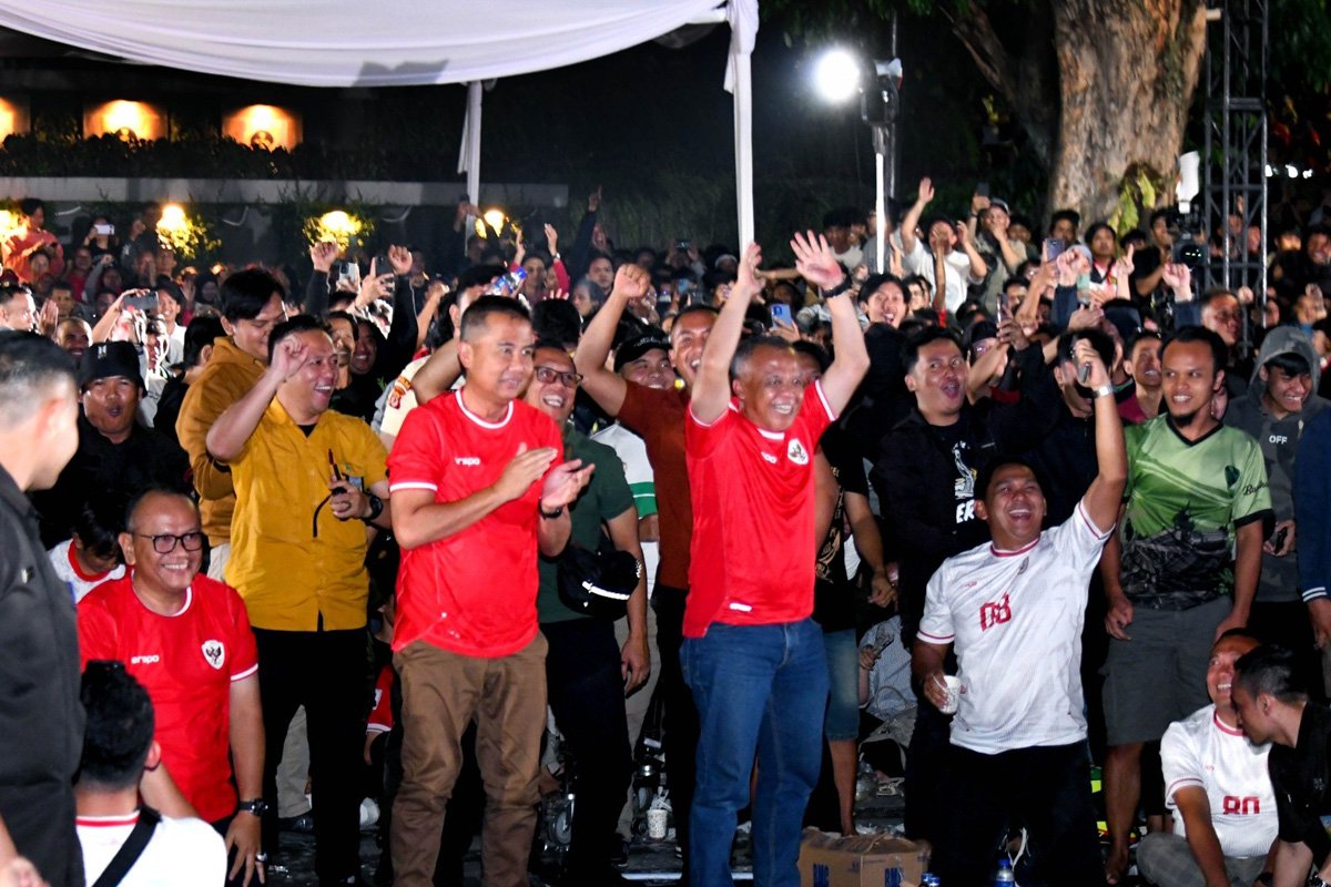 Nobar Timnas Indonesia China