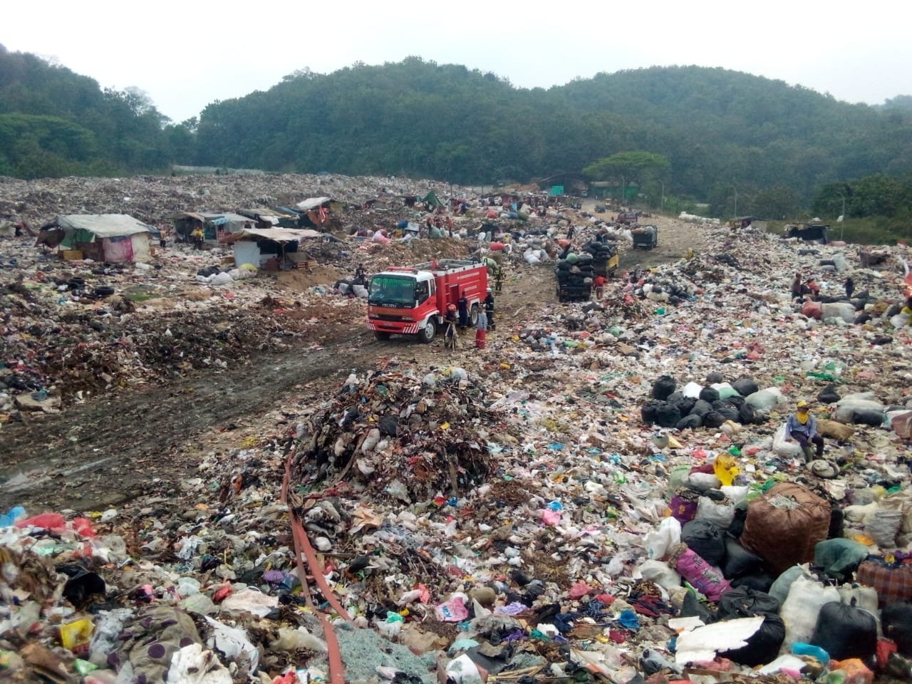ritase sampah tpa sarimukti