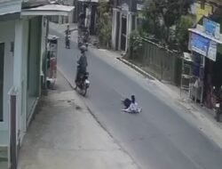 Terekam CCTV, Seorang Pelajar Jadi Korban Tabrak Lari di Cihampelas KBB