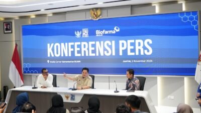 menteri bumn bio farma