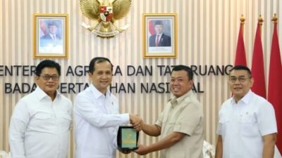 Menteri ATR/BPN dan Menteri Transmigrasi Sepakat Manfaatkan Tanah Terlantar untuk Transmigrasi