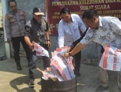 KPU Bandung Barat Musnahkan 567 Surat Suara Rusak untuk Pilgub Jabar dan Pilkada KBB