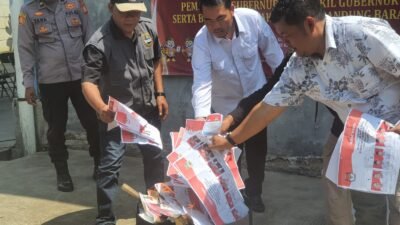 KPU Bandung Barat Musnahkan 567 Surat Suara Rusak untuk Pilgub Jabar dan Pilkada KBB
