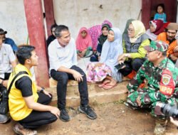Bey Machmudin Temui Warga Terdampak Pergerakan Tanah yang Terisolasi di Kecamatan Purabaya Sukabumi