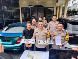Polres Cimahi Tilang Pemilik Mobil yang Pelat Nomornya Sama dan Viral di Medsos