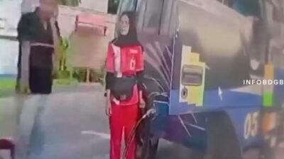 Pelecehan Sopir Angkot SPBU Cimahi
