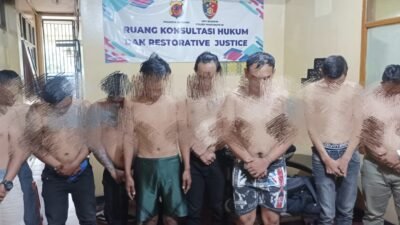 Bikin Resah Masyarakat, Polsek Pameungpeuk Bandung Amankan Puluhan Debt Collector