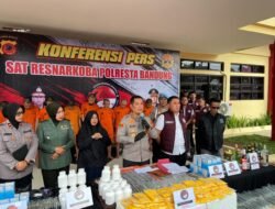Satnarkoba Polresta Bandung Bongkar Jaringan Obat Terlarang di Kabupaten Bandung