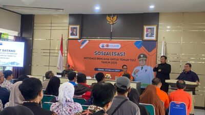 Antisipasi Kebencanaan, BPBD Cimahi Sosialisasi Mitigasi Bencana untuk Teman Tuli