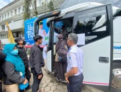 Mudik Lebaran Gratis, Pemkot Cimahi Berangkatkan 585 Warga Semarang dan Solo