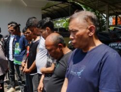 Polresta Bandung Amankan 7 Orang Diduga Debt Collector, 25 Unit Motor Disita
