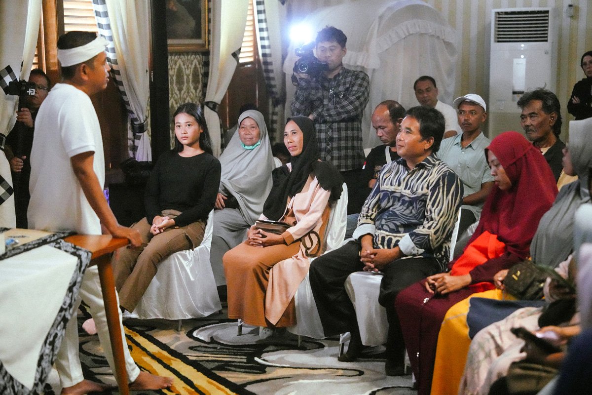 warga terdampak pelebaran sungai