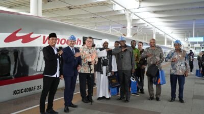 Kereta Cepat Whoosh Jadi Pilihan 17 Dubes Afrika Rayakan 70 Tahun KAA di Bandung