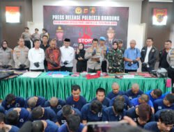 10 Hari Operasi Pekat Lodaya, Polresta Bandung Amankan Ratusan Preman