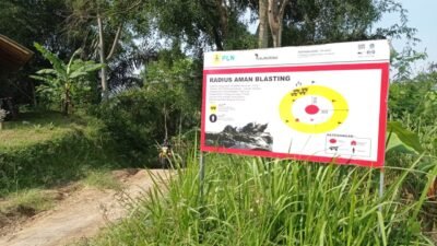 rock blasting gunung karang