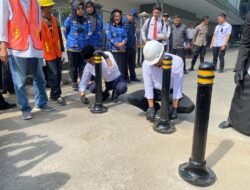 Wali Kota Cimahi Pasang Bollard, Kawasan Alun-alun hanya untuk Pejalan Kaki