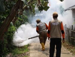 Antisipasi Wabah DBD di Ciasem, Assyifa Peduli Lakukan Fogging