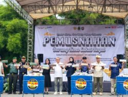 Pemprov Jabar Bersama Kanwil Bea Cukai Musnahkan Barang Kena Cukai Ilegal Senilai Rp10 Miliar