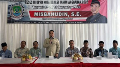 Reses DPRD Kota Bekasi, Fraksi Gerindra Komitmen Perjuangkan Kesejahteraan Warga