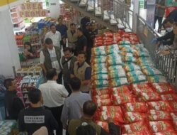 Jelang Ramadan dan Idulfitri, Perum BULOG Kancab Bandung dan Satgas Saber Pangan Polda Jabar Lakukan Monitoring Harga Bapokting